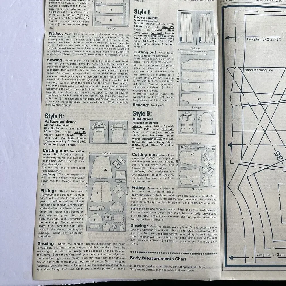 Vintage Designer Sewing Patterns Lot Of 4 Childrens Clothes Skirts Coats Dresses